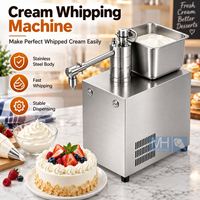 Nouvelle machine à crème industrielle automatique à grande vitesse, mélangeur pour la préparation de crème fouettée et d'œufs molletonnés, en acier inoxydable avec commande tactile
