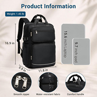 Sac à dos de voyage décontracté minimaliste de grande capacité personnalisable/OEM, sac à dos multifonctionnel pour ordinateur portable imperméable pour les trajets quotidiens