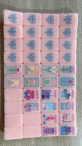 CHIVAN Juego de Mahjong Plegable de Acrílico Estilo París de 160 Piezas, Fichas de Cristal Talladas a Mano para 4 Jugadores, Uso Doméstico de Lujo y Regalo - Product Image 5