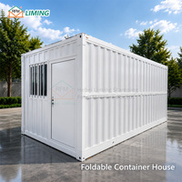 Cabine modulaire pliable et extensible, dortoir de chantier, hébergement temporaire pour le personnel
