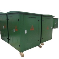 Caja de Distribución Eléctrica DFW DFW-12 Totalmente Aislada de 12kv 630a SF6 Verde IP13 con Caja de Interruptores y Cable