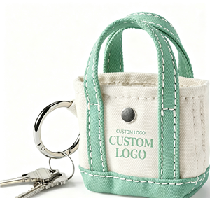 Porte-clés Mini Sac Fourre-tout Simple et Tendance, Pendentif Personnalisable pour Sac à Dos, Sac à Main, Cadeau d'Affaires - Product Image 1