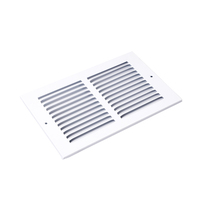 Grille d'aération carrée en acier HVAC RA0804 - Design moderne, grille de diffusion d'air durable pour murs latéraux et ateliers