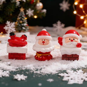 Miniaturas de Resina Encantadoras de <span class=keywords><strong>Santa</strong></span> <span class=keywords><strong>Claus</strong></span>, Estilo Nostálgico y Hereditario, Ideales para Regalos de Navidad y Rellenos de Calcetines - Product Image 5