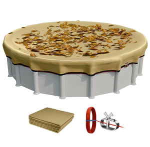 Couverture de <span class=keywords><strong>piscine</strong></span> de taille personnalisée-Convient aux piscines rondes/ovales/rectangulaires avec bords renforcés-Antidérapant et résistant à la déchirure - Product Image 6