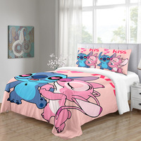 Ensemble de literie pour enfants avec impression numérique d'anime mignon, 3 pièces, design de dessin animé, housse de couette pour dortoir