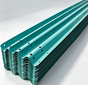 Sistema de Barrera de Seguridad para Carreteras de Montaña, con Recubrimiento de Zinc, Tipo W, de Acero, Resistente a Impactos, para Carreteras en Pendientes - Product Image 1