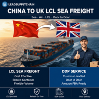 Shenzhen Lead Supply Chain Chine vers le Royaume-Uni Service de transport maritime LCL porte-à-porte DDP Transitaire Amazon FBA