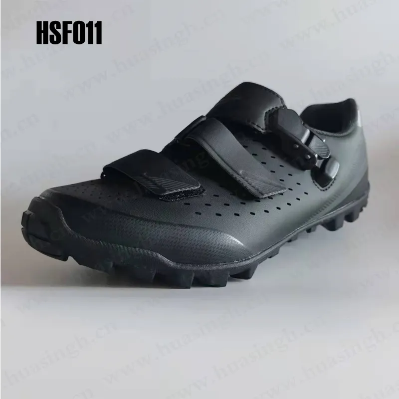 LXG,professional competition wear resistant bicycle shoes with air vents adjust strip design good quality function shoes HSF011