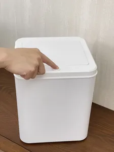 Kotak penyimpanan makanan dapur, kedap udara dengan tutup vakum otomatis