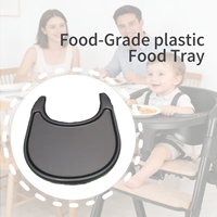 Silla de Crecimiento para Niños, Ajustable en Altura y con Reposapiés, Arnés de Seguridad, Bandeja Desmontable, Plegable, Venta al Por Mayor, OEM/ODM