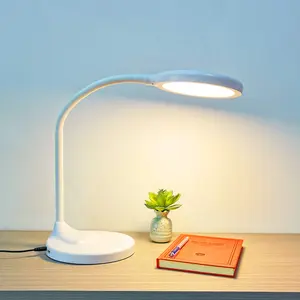 Touch Sensor Daylight Bedside Led Desk Lamp With USB Charging For Reading Office Home