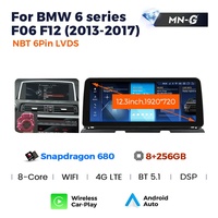 MEKEDE 680 Snapdragon reproductor multimedia para coche Android Pantalla de audio DSP sterio sistema táctil para BMW Serie 6 F06 F12 2010-2017