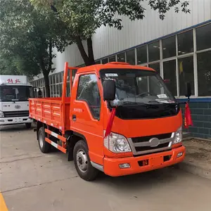 FOTON Forland 1-1.5tons מיני משאית משאיות מטען משאית למכירה בד JMC גדר שטוח סיטונאי באיכות גבוהה מטען ידני אירו 4