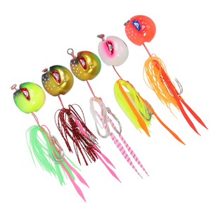 OEM 60g-200g Inchiku <strong>Madai</strong> Slider <strong>Jig</strong> Lure Snapper Tai Kabura Sliding Slow <strong>Jig</strong> with Rubber Tail Skirt Assist Hook - Product Image 1