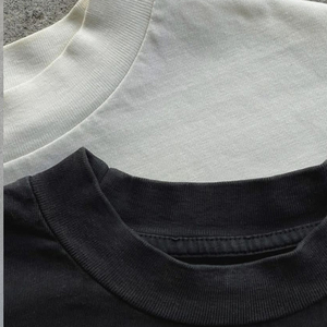 Camiseta de Diseño de Marca de Lujo, Estilo Vintage Lavado, con Estampado Gráfico Personalizado, Estilo Urbano, Corte Cuadrado y Recortado, Camiseta Lisa para Hombre - Product Image 3