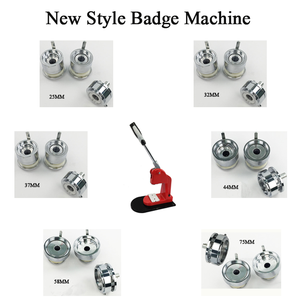 Hướng dẫn sử dụng lớp 3-phong cách Huy hiệu máy làm nhựa Vòng nút pin die-cắt Báo Chí với 58 Mét khuôn lựa chọn từ 3 phong cách - Product Image 4