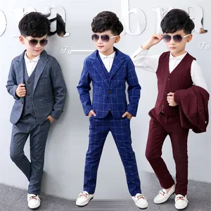 Guangzhou Fabriek Levering Jongen Pak Herfst Winter Jongen Formele Kleding Party Wear Jongen Kleding Sets