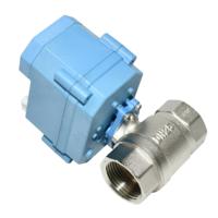 Vanne intelligente de contrôle d'irrigation à 2 voies Lorawan Lora Vanne à bille motorisée sans fil à ouverture/arrêt Structure d'angle de puissance électrique