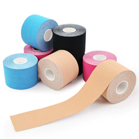 Plester Kinesiologi Shuangan Skin Safe Stretch Cotton 5m Ramah Lingkungan, Dukungan yang Ditingkatkan untuk Pergelangan Tangan, Punggung, dan Terapi Olahraga