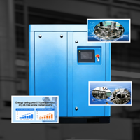 Compresores de Aire Industriales Silenciosos, Sin Aceite, de Tornillo, Médicos, de 8 bar, 10 bar, 12 bar, 22 kW, 380 V/50 Hz