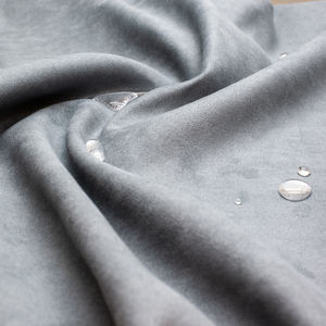 गर्म बिक्री प्रीमियम वाटरप्रूफ ठोस माइक्रोस्सूट नरम माइक्रोफाइबर भूरे रंग के लिए टिकाऊ मोटी नकली कपड़े - Product Image 4