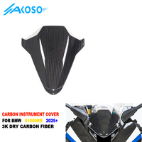 Cache-instrument de tableau de bord en fibre de carbone 3K 3*3 100% carbone AKOSO pour moto BMW S1000RR 2019-2025 M1000RR 2020-2022