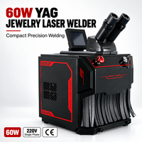 Machine de soudage laser pour bijoux 60W pour la réparation d'anneaux, de chaînes et de bracelets en or et en argent