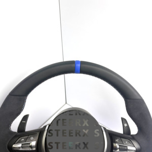 Accesorios para Automóviles, Volante de Cuero para <span class=keywords><strong>BMW</strong></span> F10 F11 F15 F18 F20 F23 F25 F30 F32 F35 F40 F80 E84 E87 E90 E92 E93 - Product Image 4