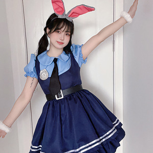 Disfraz de Judy Hopps de Zootopia para Halloween 2026, Disfraz de Conejita de la Oficina de Policía para Convenciones, Actuaciones y Espectáculos - Product Image 3