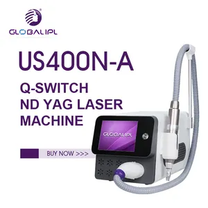 New Generation Pigment Removal 755nm 1064nm Laser Q Switch Nd Yag Laser Tattoo Removal Machine Price