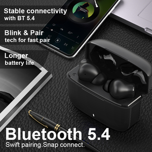 MISSION T8 ワイヤレスイヤホン <span class=keywords><strong>Bluetooth</strong></span> 5.4 ENCノイズキャンセリング IPX5防水 TWS カナル型ヘッドセット - Product Image 5