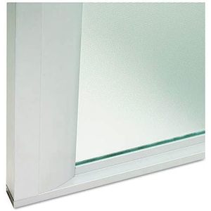 Alera ALEVA301730 Ensemble de portes en verre transparent avec cadre argenté 17 po. X 16 pouces pour 72 pouces. Large Hutch-4/Set - Product Image 4