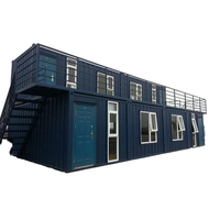 Maison Conteneur Préfabriquée de Luxe Personnalisée 20FT 40FT, 2, 3 ou 5 Chambres, Maison Modulaire en Conteneur Maritime, Habitation Portable Extérieure