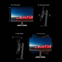 Monitor LCD Profesional para Negocios Lenovo ThinkVision T24i-30 de 23.8 Pulgadas, FHD, 60Hz, IPS, 99% sRGB, HDMI, DP, VGA, USB3.2, Gran Venta