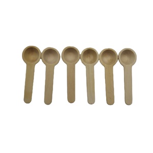 Cuchara Medidora de 5g Personalizada de Fábrica, Precio Razonable, Cuchara Pequeña Desechable de Madera para Helado, Miel, Café - Product Image 5