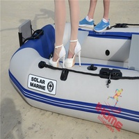 Bateau de pêche gonflable en caoutchouc, 2m, pour voile d'eau, épaisseur 0.7mm, pvc, avec pont d'air pour lac