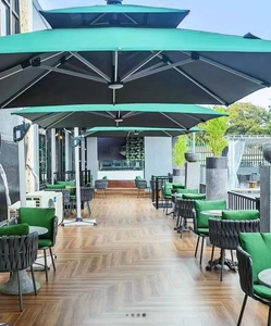 [MOJIA] Outdoor-Sonnenschirm Foshan Fabrik Gartenschirm Echte Kundenbilder 280GSM Stoff Höchste Qualität - Product Image 4