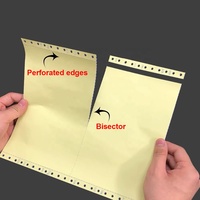 Papier pour ordinateur 2 plis 3 plis 4 plis 5 plis Papier continu sans carbone Papier d'impression NCR Rouleaux de papier 9,5x11 pouces 100% bois vierge