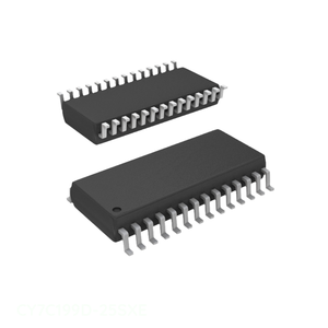 Compre componentes electrónicos en línea 28 SOlC (0.295 "7,50mm de ancho) Canal del fabricante de memoria de la CY7C199D-25SXE - Product Image 1