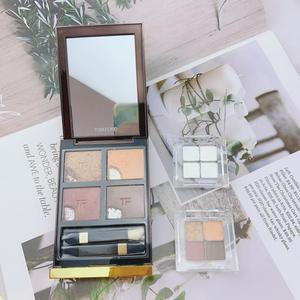 Paleta de sombras de ojos, estuche cuadrado transparente de 4 colores con tapa para almacenamiento de maquillaje cosmético - Product Image 2