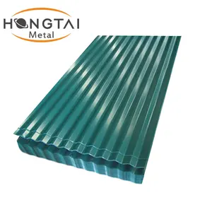 Cina di colore rivestito di lamiera di metallo ppgi in acciaio ondulato in lamiera trapezoidale per tetto
