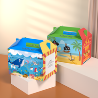 Cajas de Regalo para Dulces y Galletas con Asa, Ideales para Fiestas, Cajas de Embalaje para Alimentos