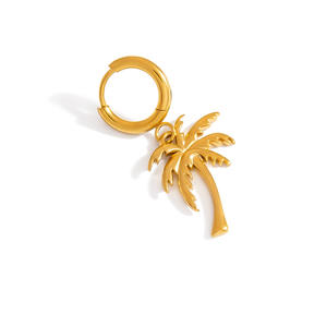 Dijes de Acero Inoxidable para Zapatos, Diseño de Flor y Palmera, Accesorios de Joyería DIY, Colgantes de Moda Unisex, Origen Yiwu - Product Image 5