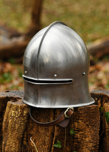 Casque Sallet Médiéval Basique en Acier, Armure de Chevalier du XVème Siècle, Conception Historique Européenne pour Exposition et Décoration, Vente en Gros - Product Image 5