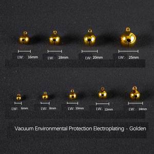 नए आगमन क्रिसमस जिंगल बेल कॉपर राउंड के साथ उव प्रिंटिंग गोल्ड प्लेटिंग नॉटिकल पीतल धातु हस्तनिर्मित उत्कीर्णन - Product Image 2