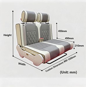 Asientos Traseros Plegables de Tres Plazas para Automóvil, Ajustables, de Acero, para <span class=keywords><strong>Carma</strong></span> Wuling Jinbei Langdi Dongfeng LZF - Product Image 4