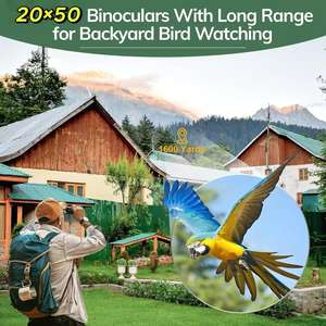 Telescopio de Alta Potencia para Adultos de 20*50 para Deportes al Aire Libre, Ver Partidos de Fútbol, Conciertos, Caza, Turismo, Binoculares de Alta Calidad - Product Image 6