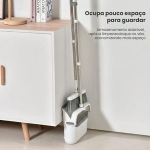 Ensemble balai et pelle magiques de haute qualité en matériau durable avec long manche - Product Image 4