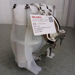 Pompe à diaphragme pneumatique Wilden P1/PPPPP/TNU/TF/KTV avec diaphragme en PTFE, polypropylène Wilden - Product Image 5